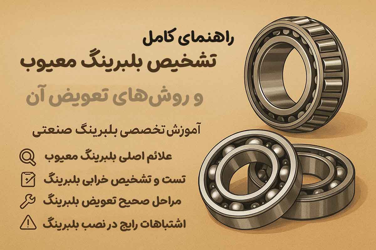 راهنمای کامل تشخیص بلبرینگ معیوب و روش‌های تعویض آن